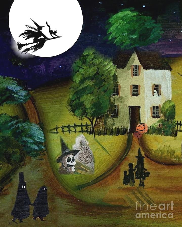 I Told You I Was Sick Halloween Trick or Treat Painting by Follow Themoonart I Told You I Was Sick Halloween Trick or Treat Painting by Follow Themoonart