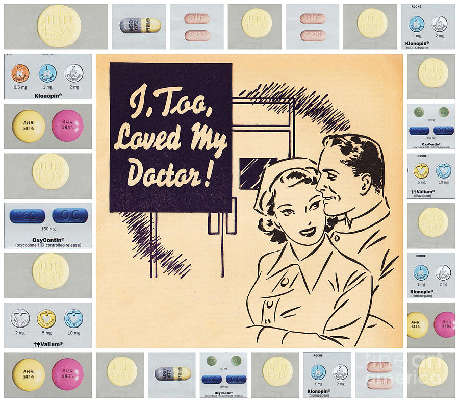 I Too Loved My Doctor Mixed Media by Sally Edelstein