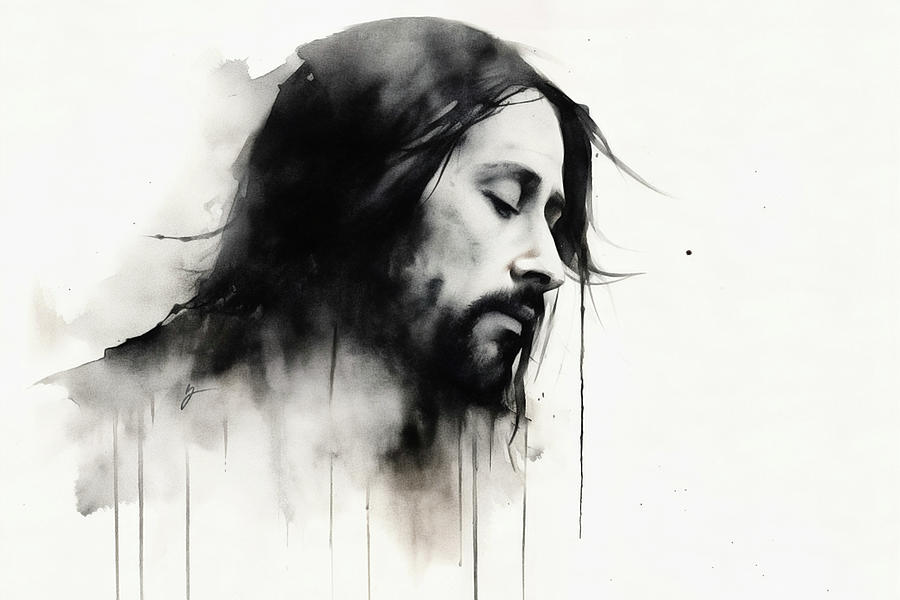 Jesus Christ Painting - I Understand Your Pain by Greg Collins