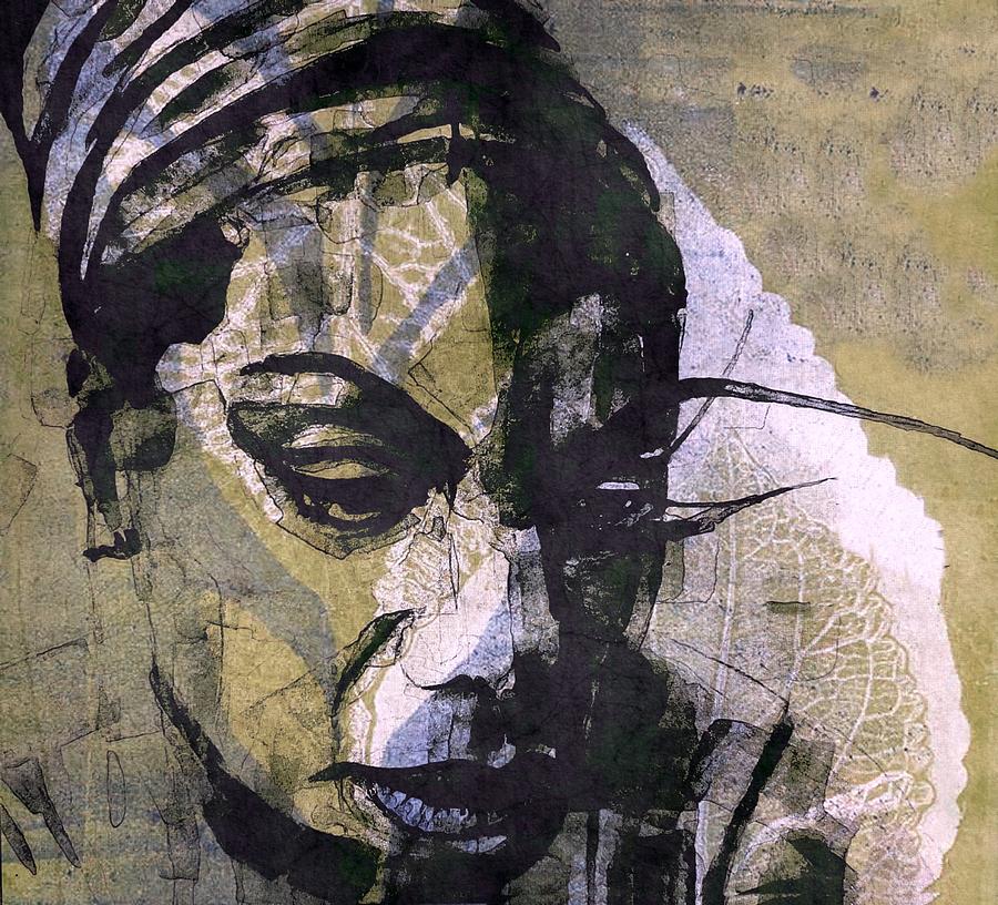 Nina Simone Mixed Media - I want a little sugar in my bowl by Paul Lovering
