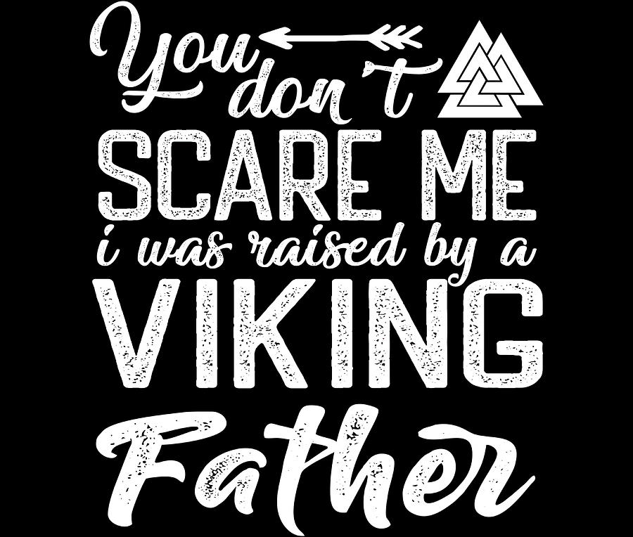 I Was Raised by a Viking Father Viking 80s girl Painting by Chapman ...