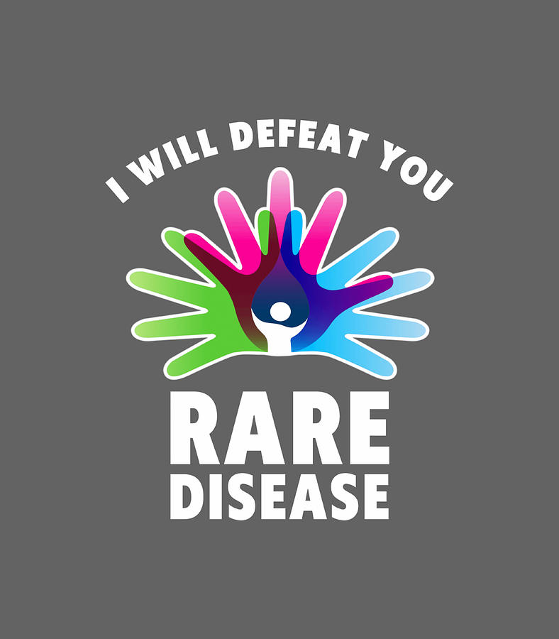 I Will Defeat You Rare Disease Shirtrare Disease Day Digital Art By