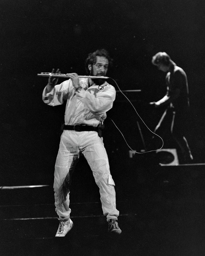 Ian Anderson and Eddie Jobson of Jethro Tull, 1980 Photograph by Dan ...