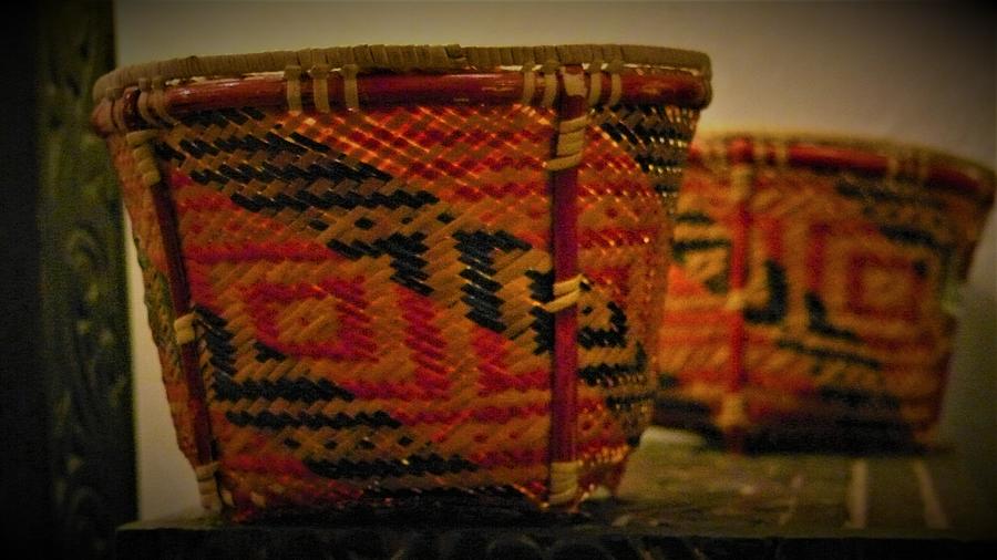 Iban tribal basket from Borneo 1 Photograph by Robert Bociaga