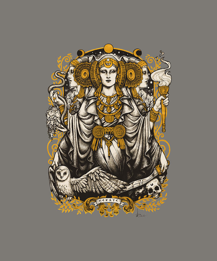 IBERIAN HECATE Classic TShirt Tapestry - Textile by Edward Darren ...