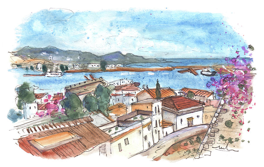 Ibiza Town 15 Painting by Miki De Goodaboom