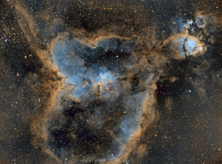 IC 1805 The Heart Nebula Photograph by Alan Vance Ley