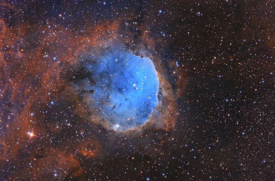 Astronomy Photograph - IC 2599 - Gabriela Mistral Nebula by Brian Peterson Astronomy Photograph - IC 2599 - Gabriela Mistral Nebula by Brian Peterson