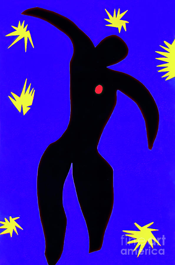 Icarus by Henri Matisse 1944 Painting by Henri Matisse