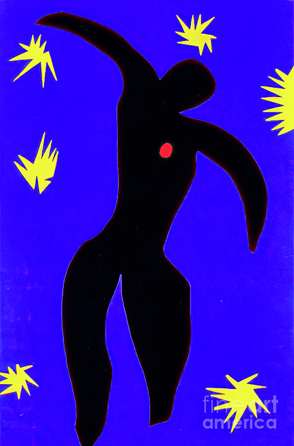 Icarus by Henri Matisse 1944 Painting by Henri Matisse