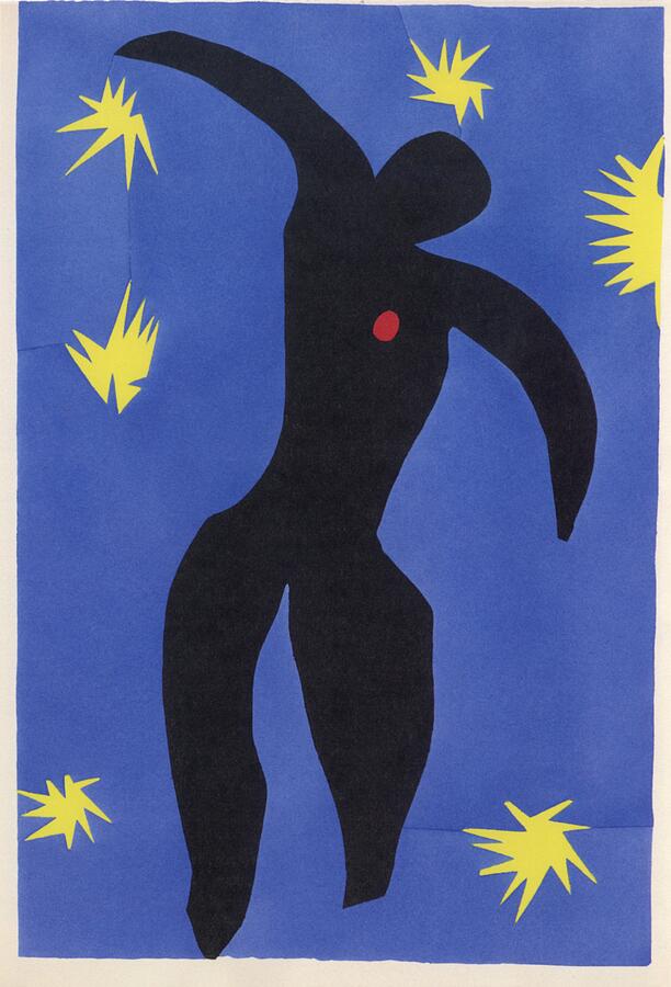 Icarus, from Jazz 1947 Painting by Henri Matisse Icarus, from Jazz 1947 Painting by Henri Matisse