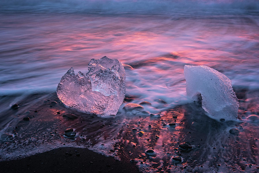 Ice and Fire Iceland Photograph by Catherine Reading