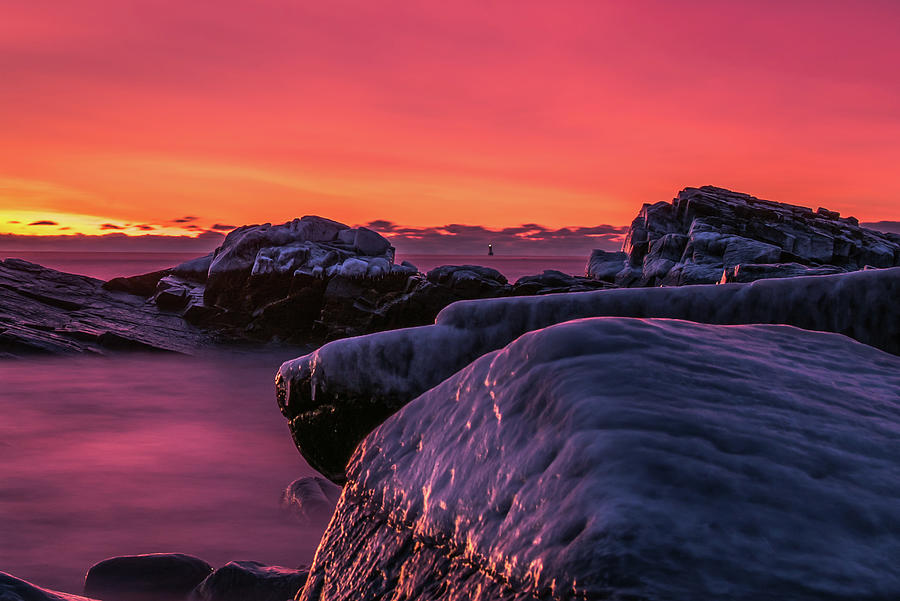 Ice and Fire Photograph by Paul Noble