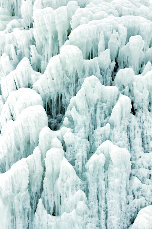 Ice Background Photograph by Mikhail Kokhanchikov