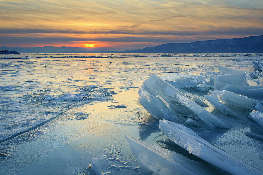 Ice Blocks Photograph by Joan Escala Usarralde - Fine Art America