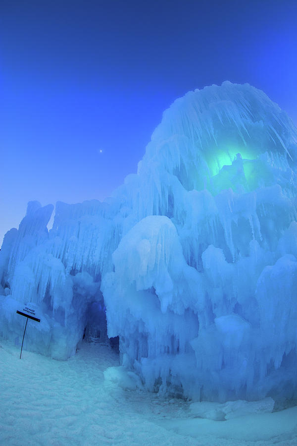 Ice Castle Light Photograph by Nicole Engstrom