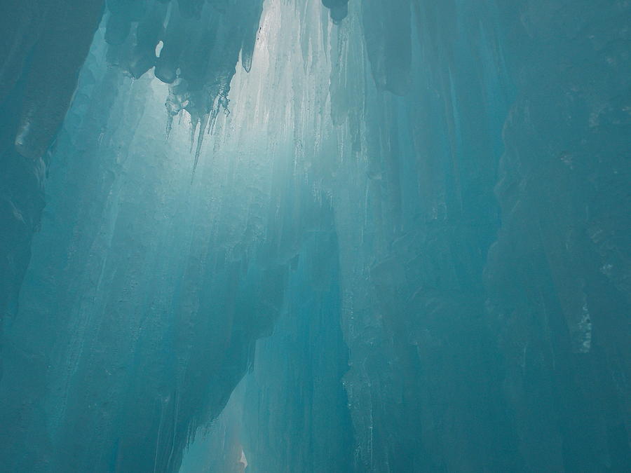 Ice Castles Blue Walls Photograph by Catherine Gagne