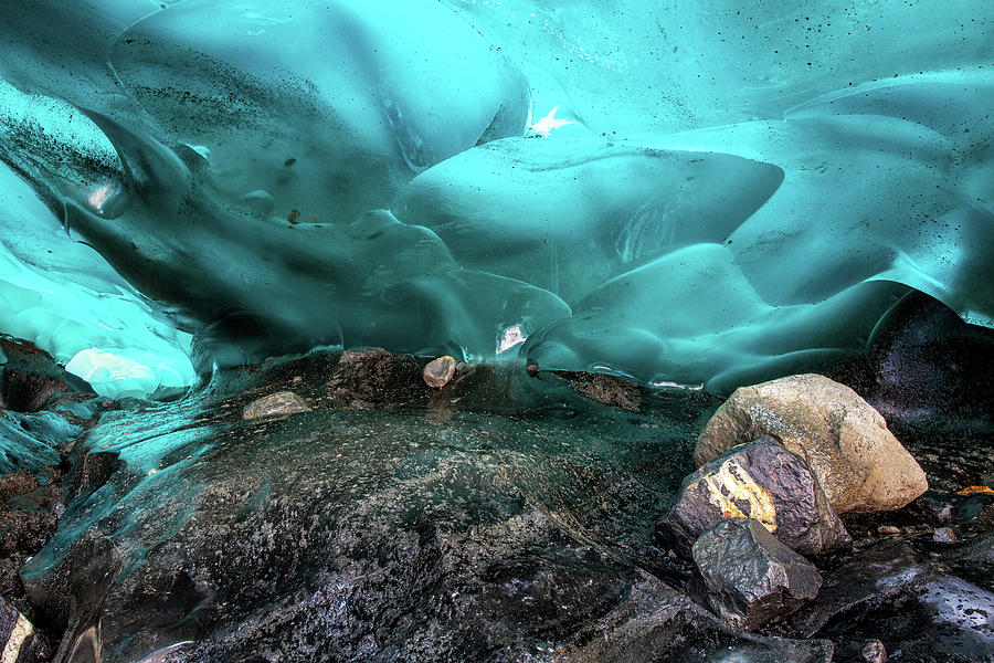 Ice Cave - 3 Photograph by Alex Mironyuk