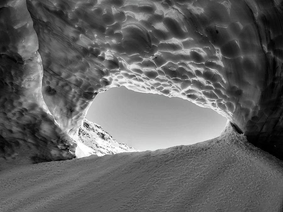 Ice Cave Black and White 3 Photograph by Pelo Blanco Photo