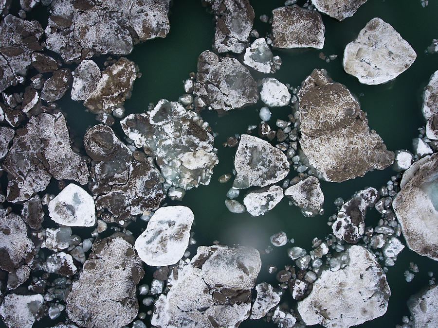 Ice Chunks Photograph by Eden Watt Ice Chunks Photograph by Eden Watt