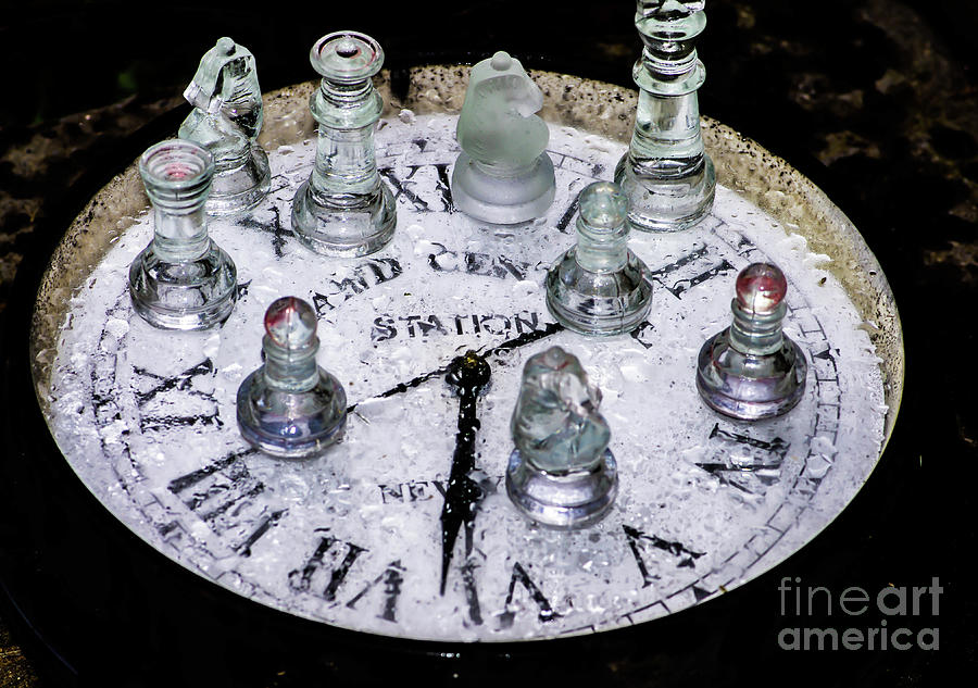 Ice Clock Game  Photograph by Gerald Kloss