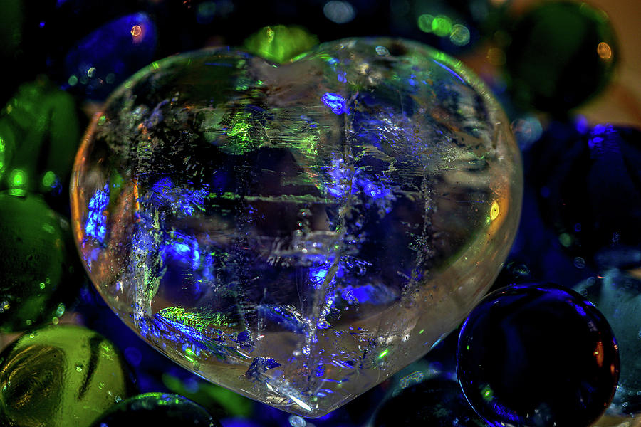 Still Life Photograph - Ice Cold Heart by Linda Howes