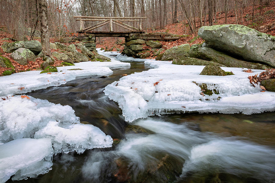 Ice Cold Stream Photograph by Bill Wakeley
