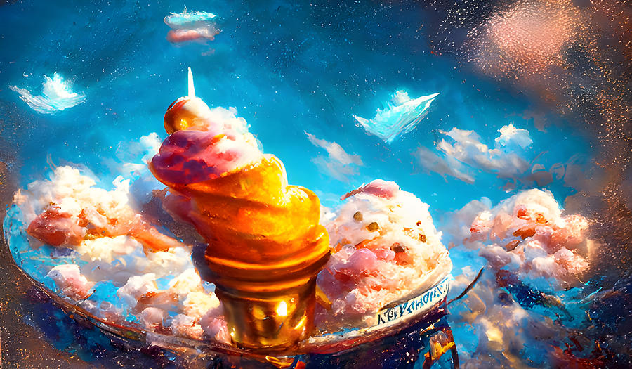 Ice Cream Dreams Digital Art by Karen Foley