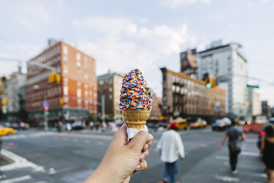 Ice Cream on a Hot Summer Time Photograph by Visualspace