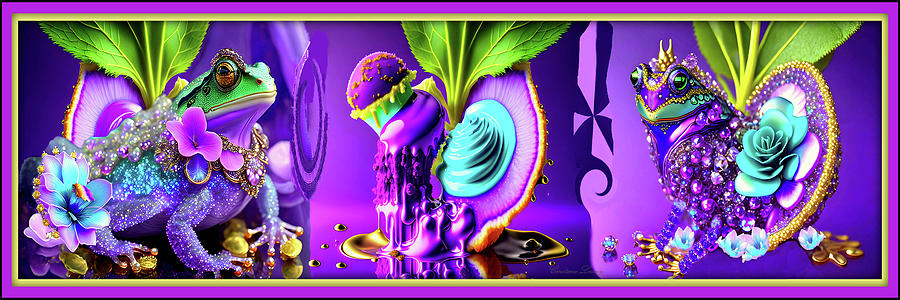 Ice Cream Digital Art - Ice Cream Party by Constance Lowery