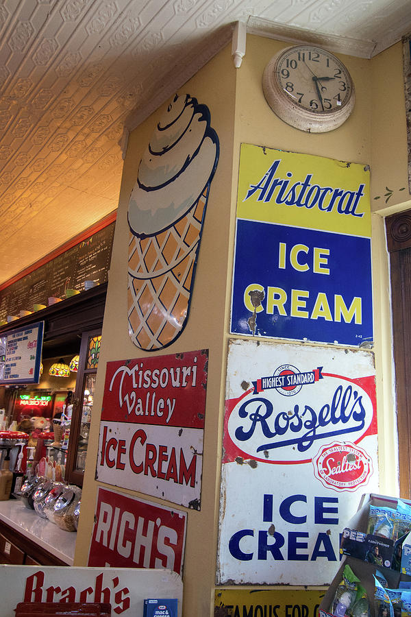Ice Cream Signage Photograph