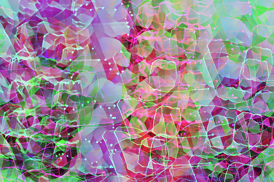 Ice Cube Colorful Abstract Of Light Digital Art