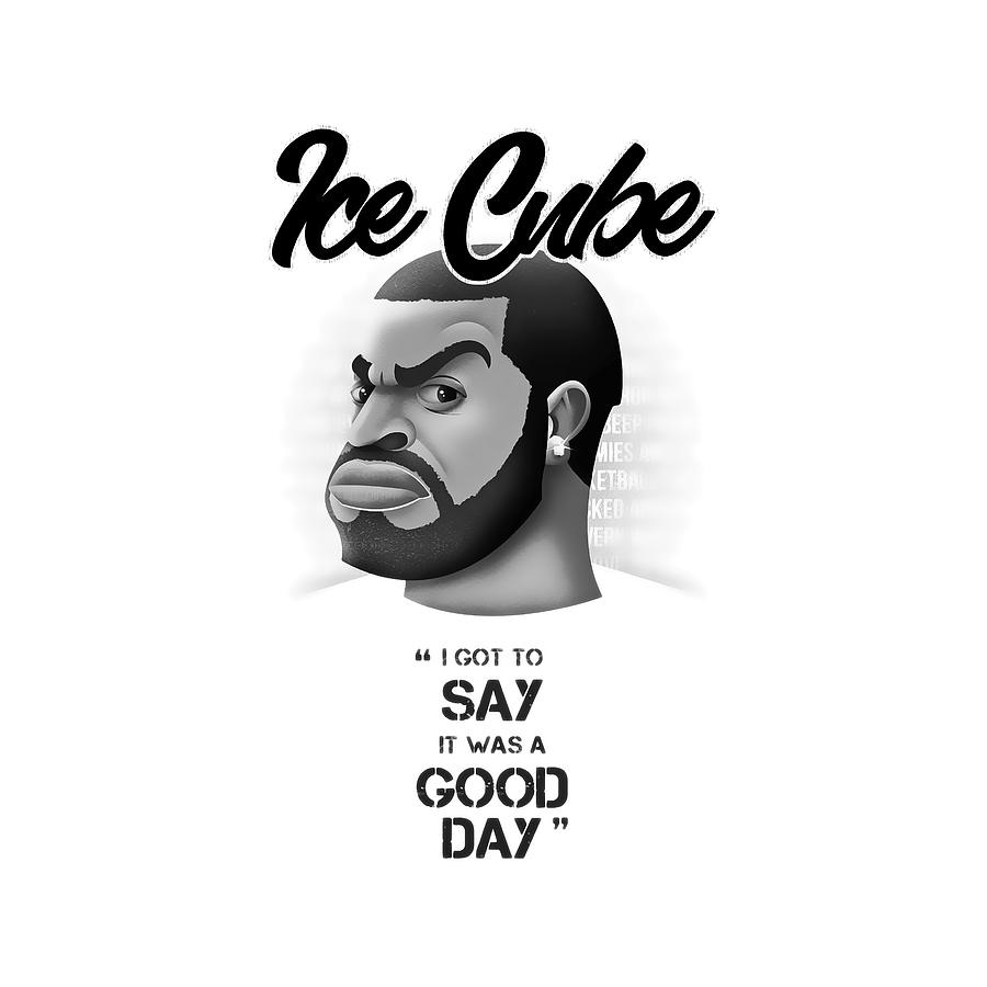 Ice Cube Good Day Digital Art by Royco Ayam - Pixels