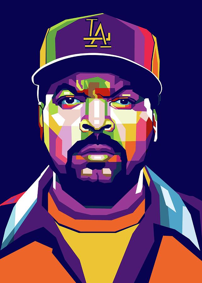 Ice Cube Digital Art by Indocreativeart