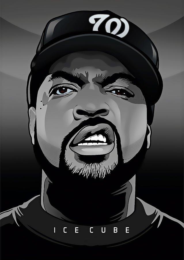 Ice Cube Rap Digital Art