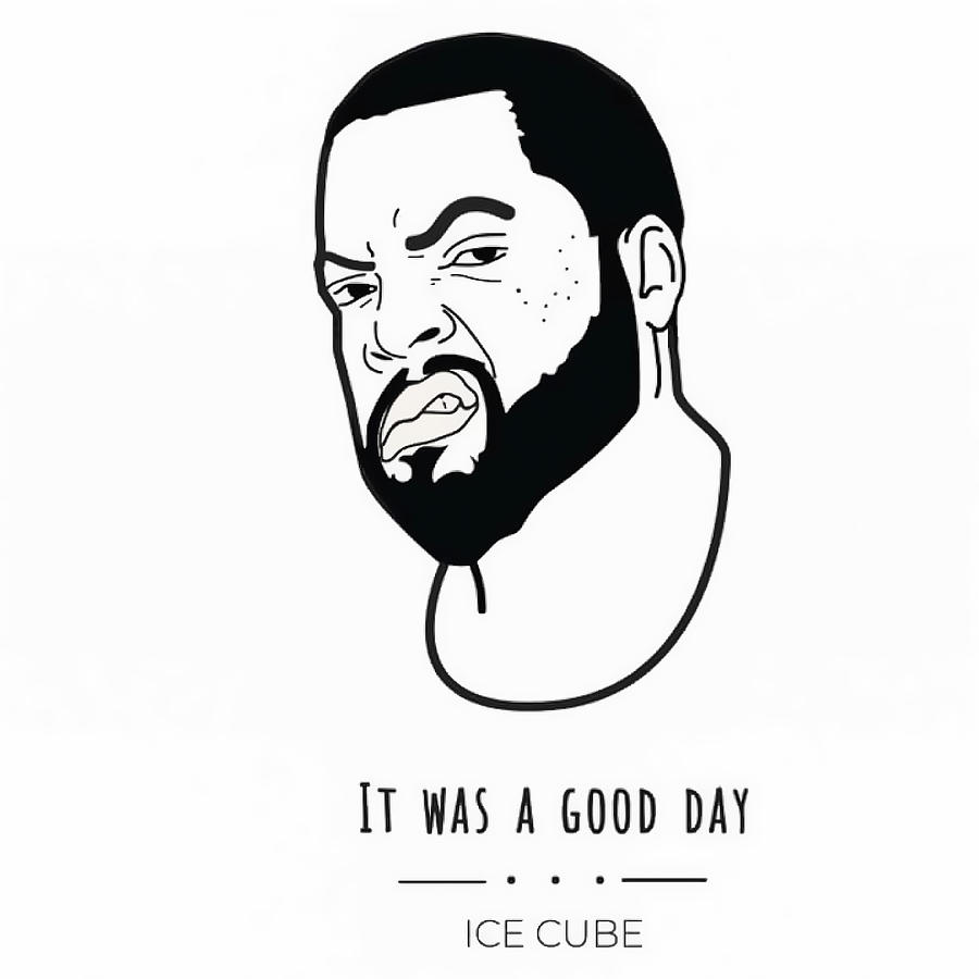 Ice Cube Rapper Digital Art by Fian Angre