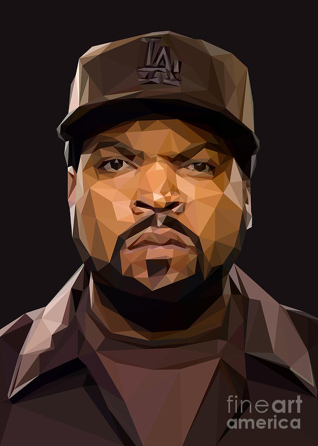 Ice Cube Rapper Digital Art by Yana Mulyadi - Fine Art America