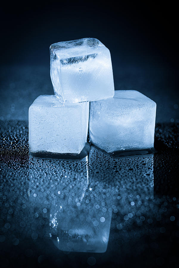 Ice cubes Photograph by Tom Van den Bossche