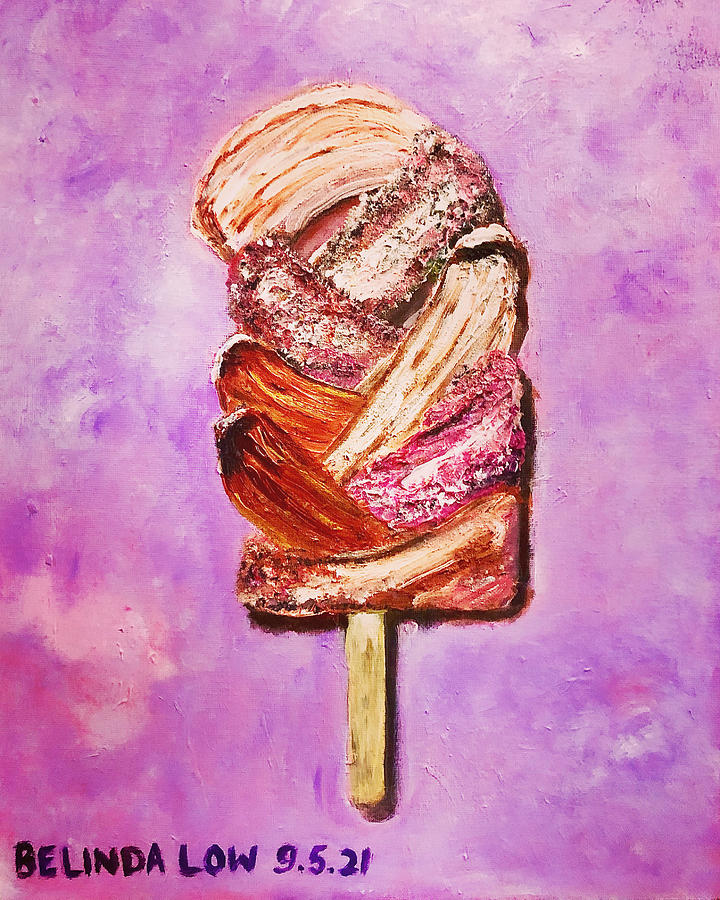 Ice Delight Painting by Belinda Low