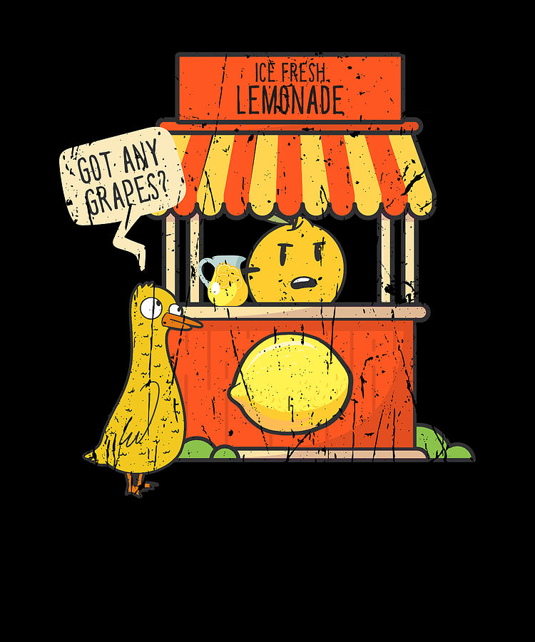 Ice fresh lemonade Got any grapes lemonade Digital Art by Anthony