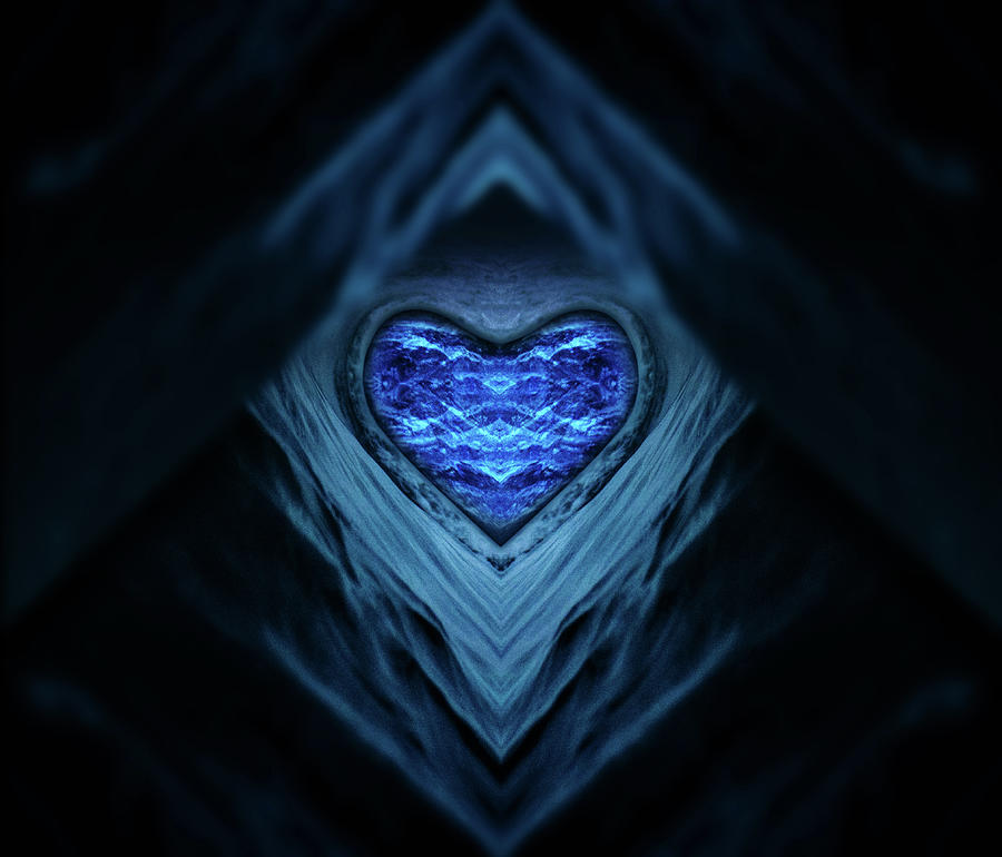 Ice Heart Digital Art by Pelo Blanco Photo