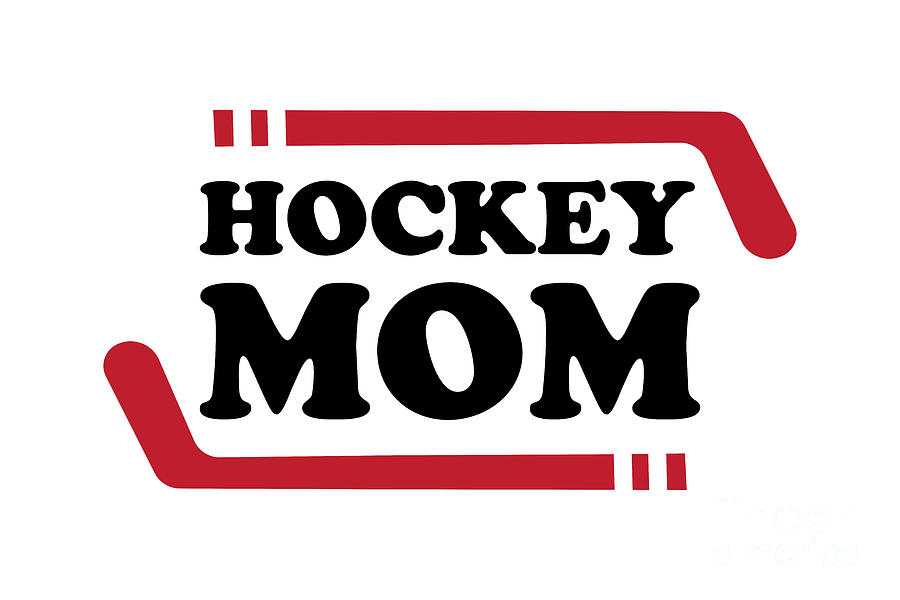 Ice Hockey Mom Digital Art