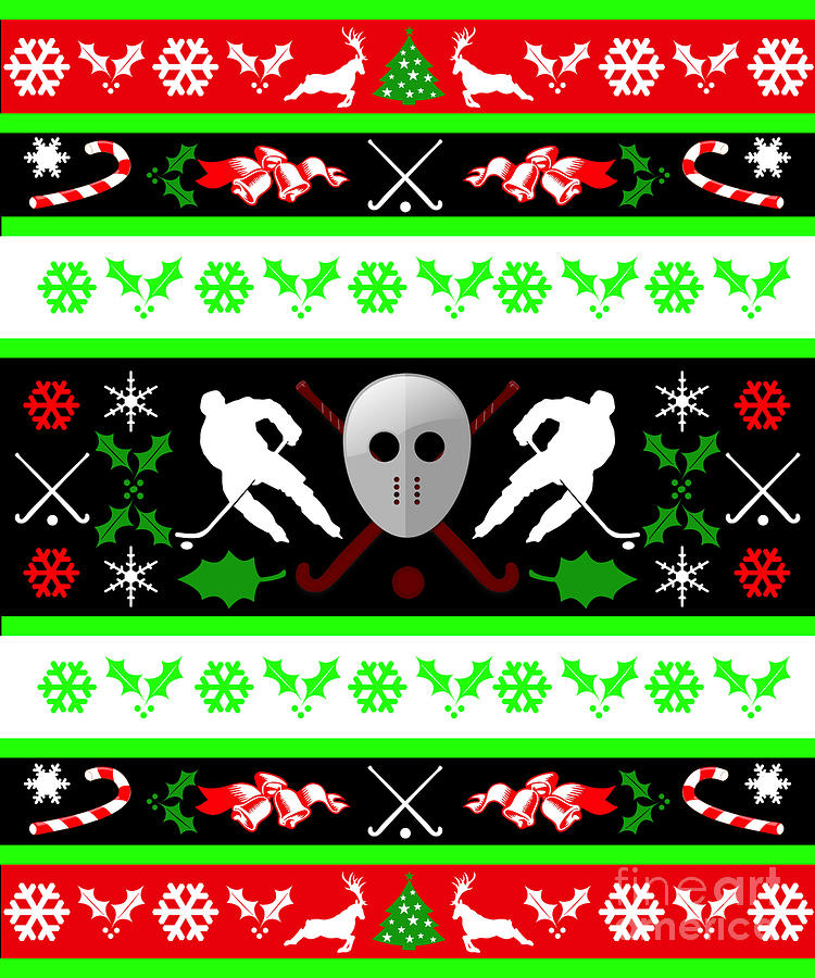 Hockey ugly christmas outlet sweater