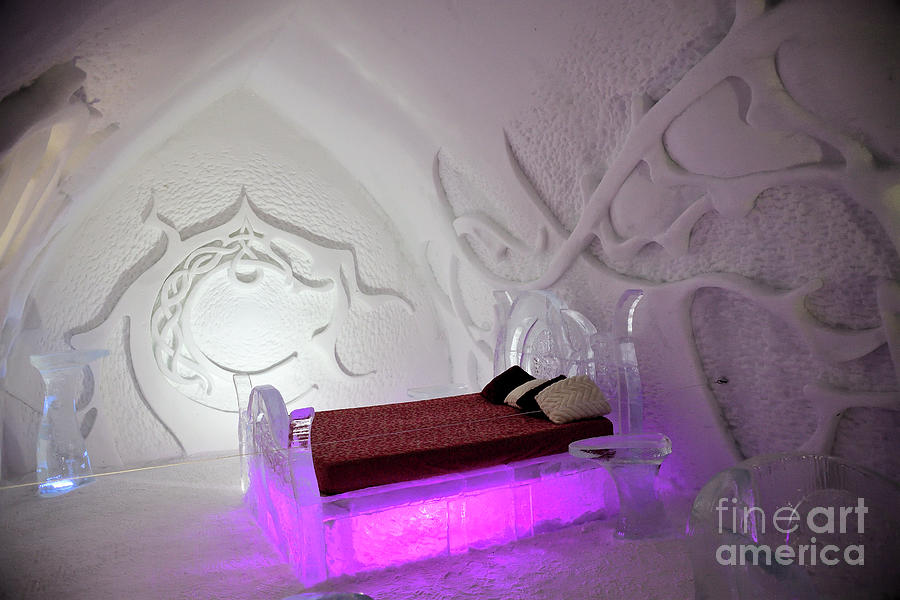 Ice Hotel in Quebec Canada 11 Photograph by John Stone