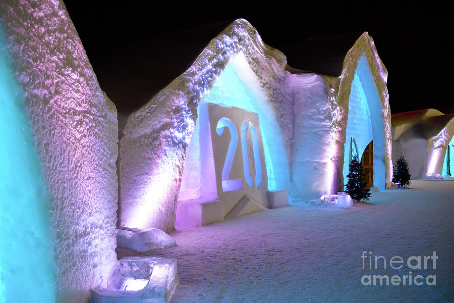Ice Hotel in Quebec Canada 23 Photograph by John Stone
