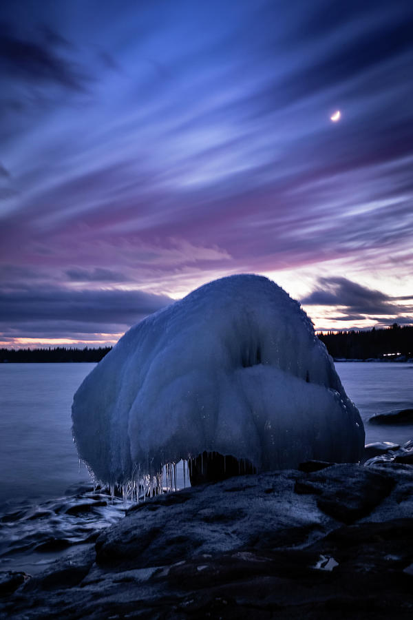 Ice Mushroom Photograph by Joe Kopp