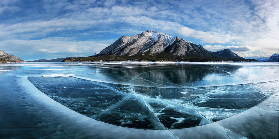 Ice Pattern Photograph by Alex Mironyuk