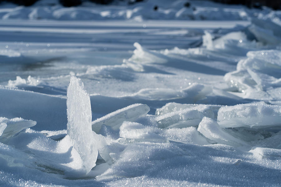 Ice Preassure Ridges  Photograph by Julieta Belmont