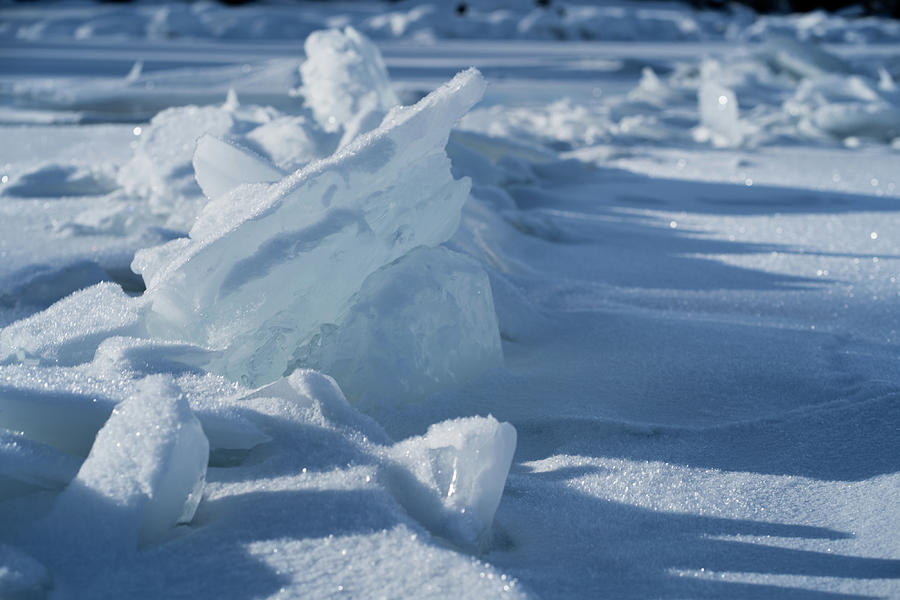 Ice Preasure Ridges  Photograph by Julieta Belmont
