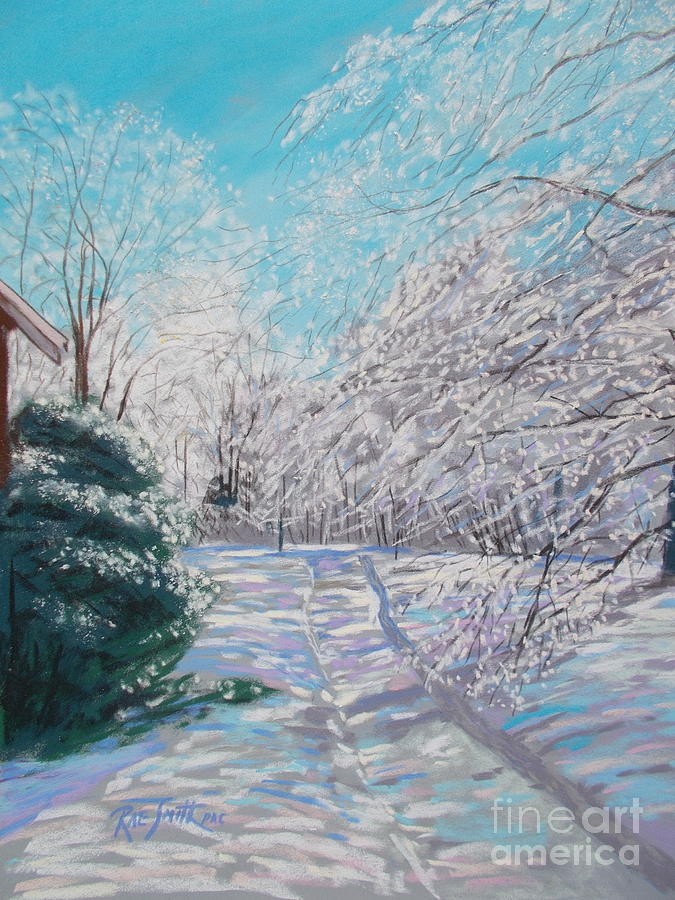 Ice Storm  Pastel by Rae  Smith PAC